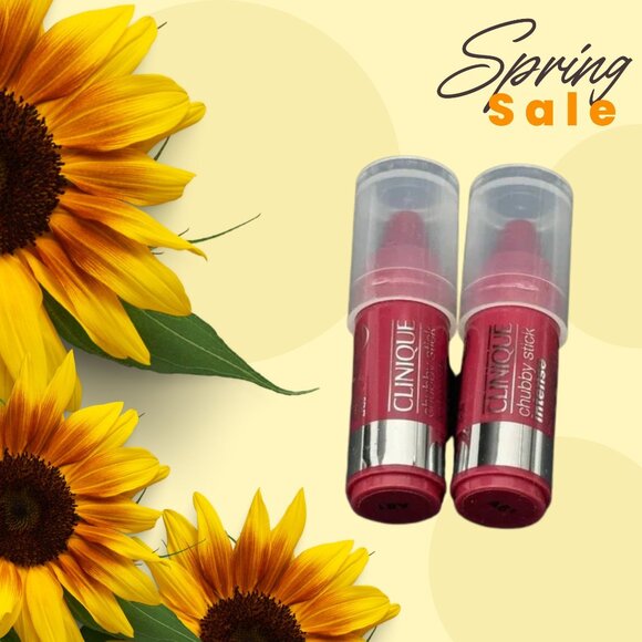2 Clinique Chubby Moisturizing Lip Colour Balm - Sample 1g - Broadest Berry - Picture 1 of 3